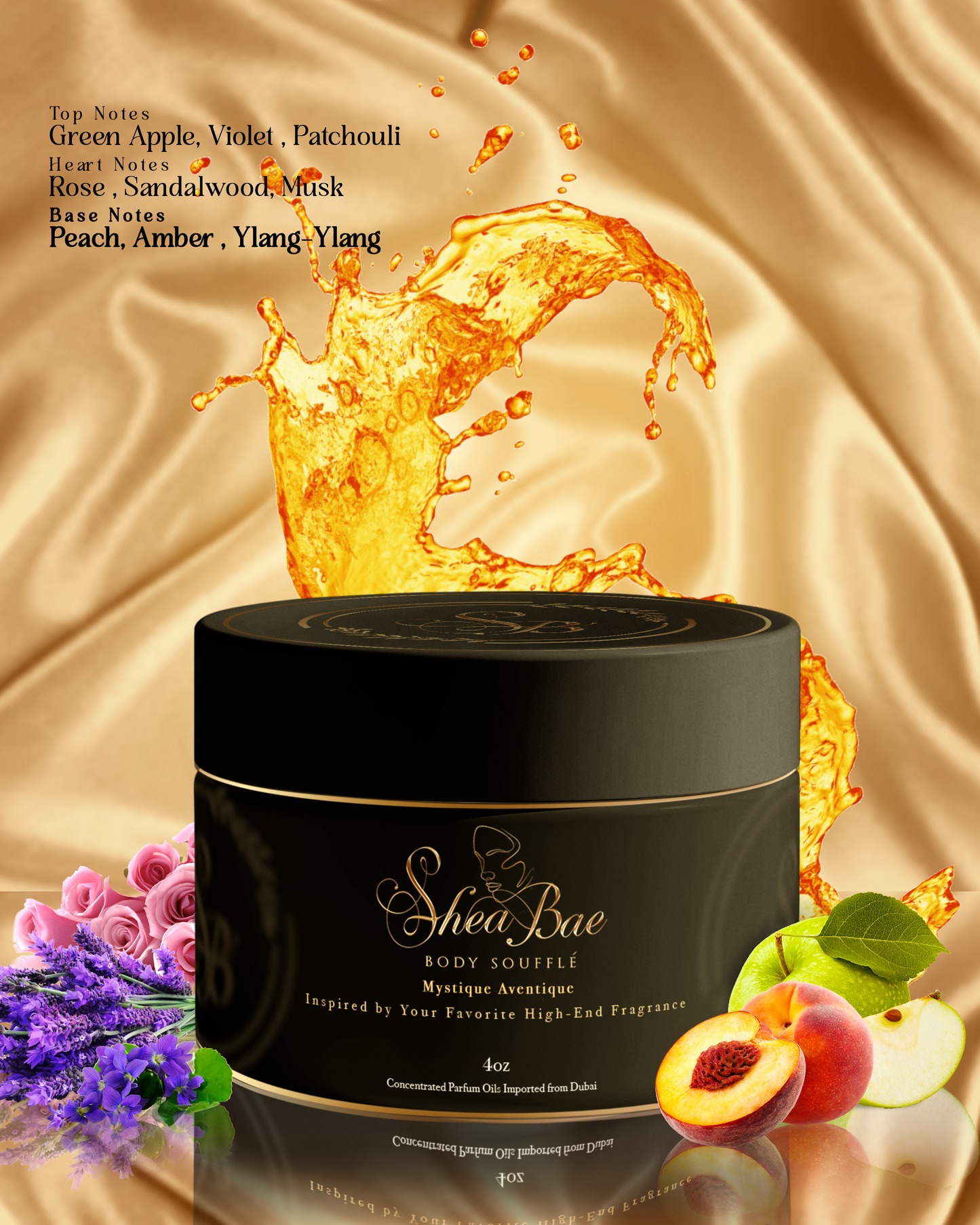 Mystique Aventique – Premium Fragrance-Infused Body Soufflé Inspired by the Timeless Elegance of Creed Aventus for Her (4oz)